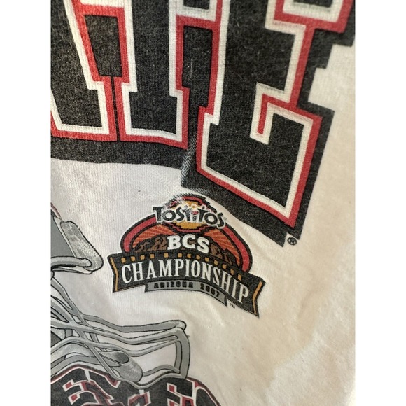 2007 Ohio State Buckeyes "BCS CHAMPIONSHIP" Tostitos Tee Shirt, Size XL - Picture 4 of 4